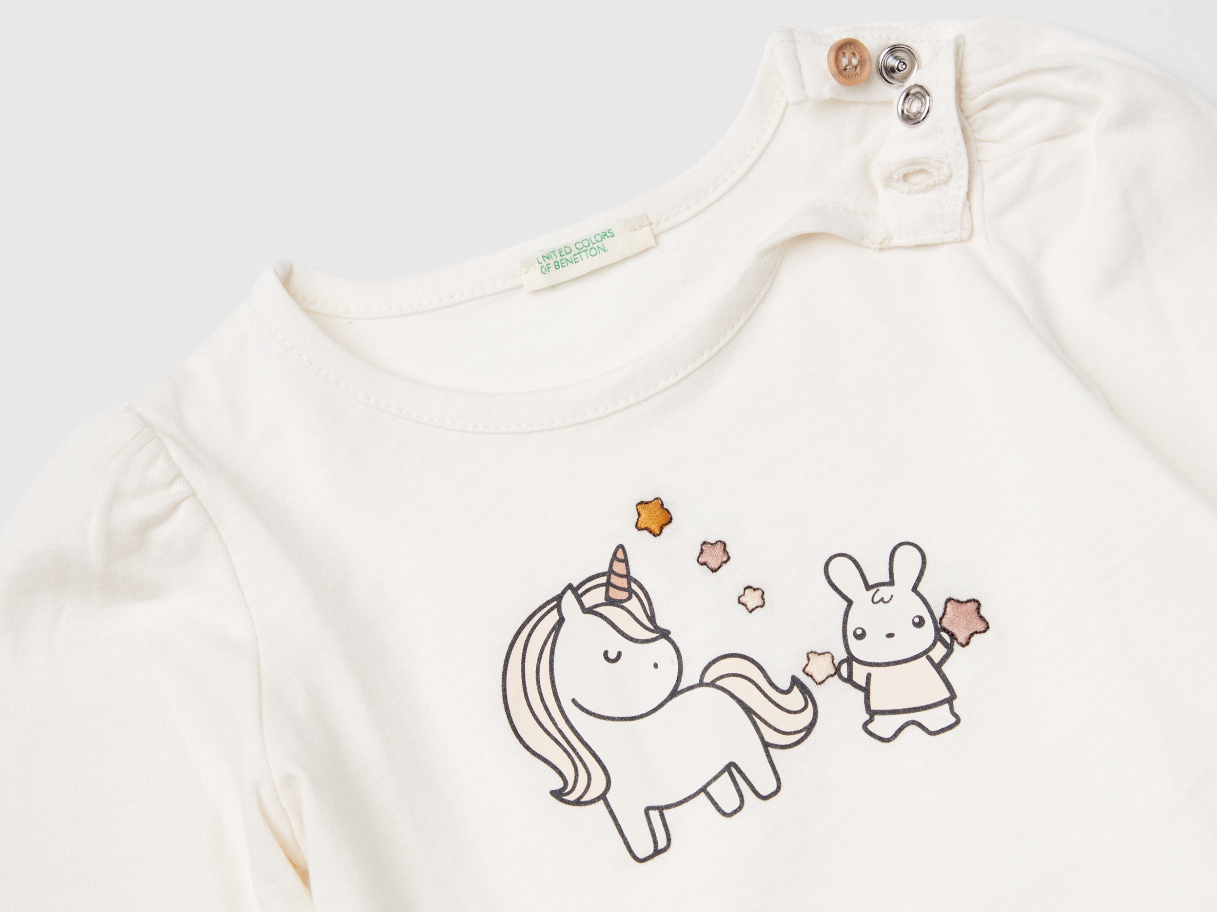 T-shirt à manches longues en coton bio – Image 2