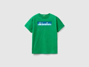 T-shirt en 100 % coton bio à logo T-shirt en 100 % coton bio à logo