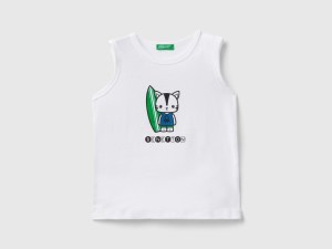 Débardeur en 100 % coton bio à logo Débardeur en 100 % coton bio à logo