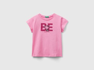 T-shirt en coton bio à imprimé T-shirt en coton bio à imprimé