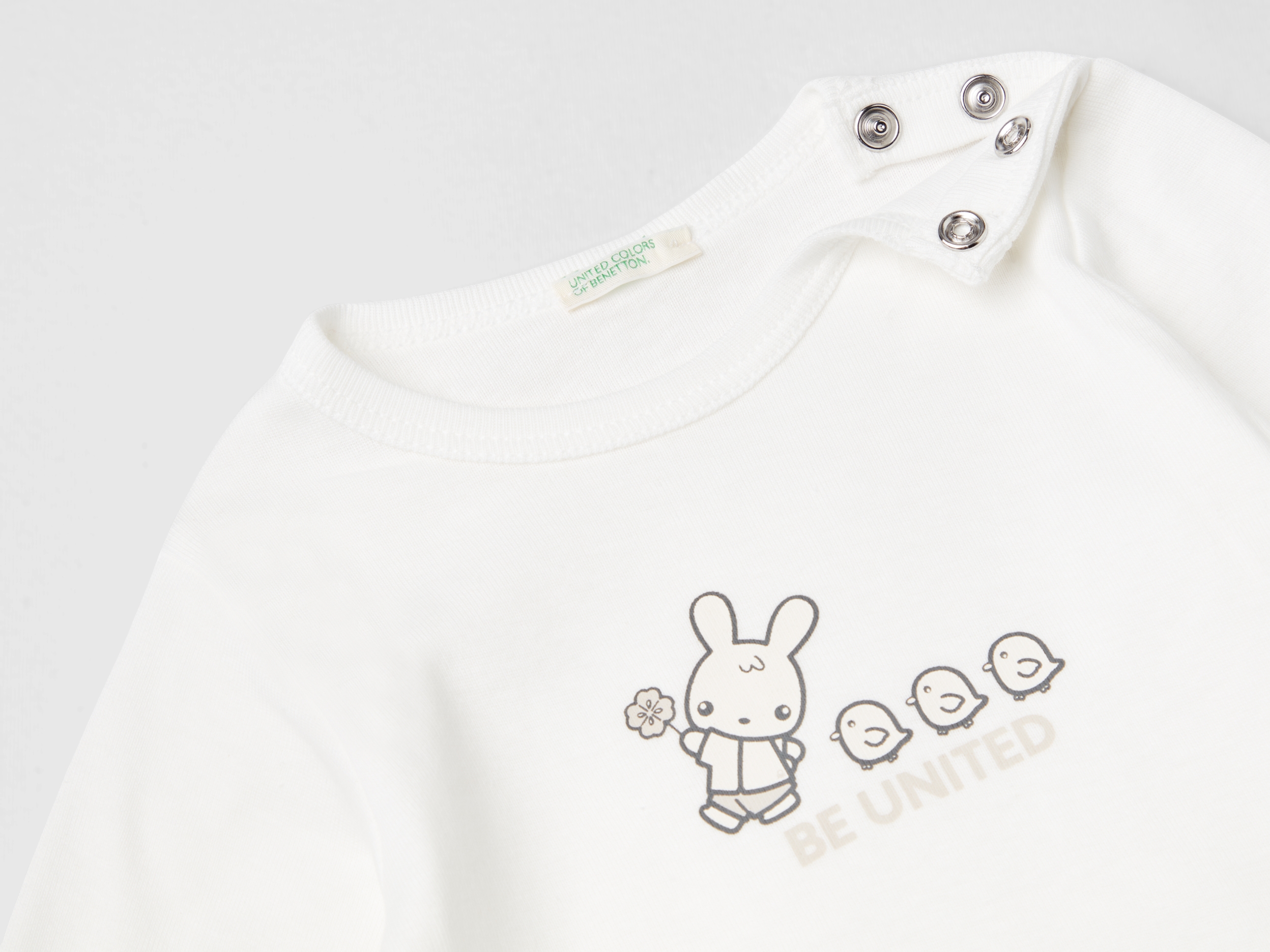 T-shirt à manches longues en 100 % coton bio – Image 2