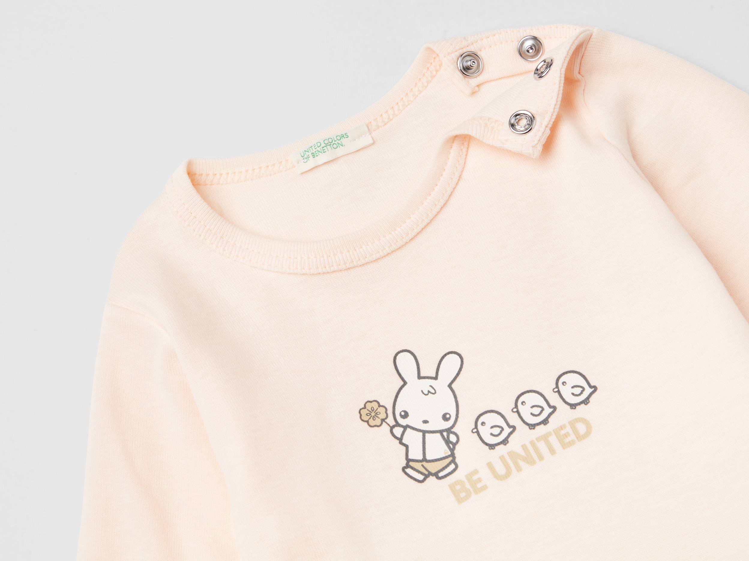 T-shirt à manches longues en 100 % coton bio – Image 2