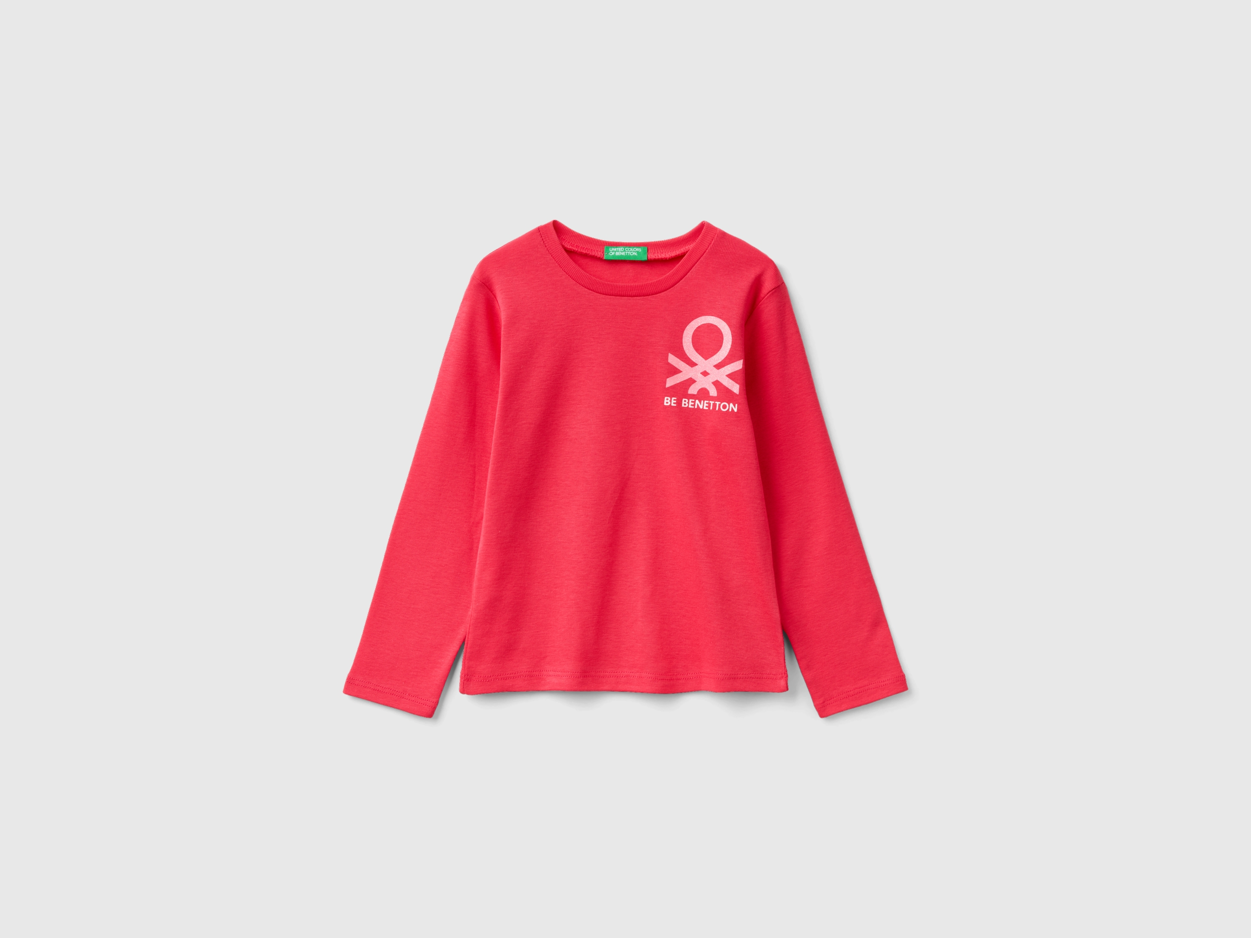 T-shirt à manches longues et imprimé pailleté T-shirt à manches longues et imprimé pailleté