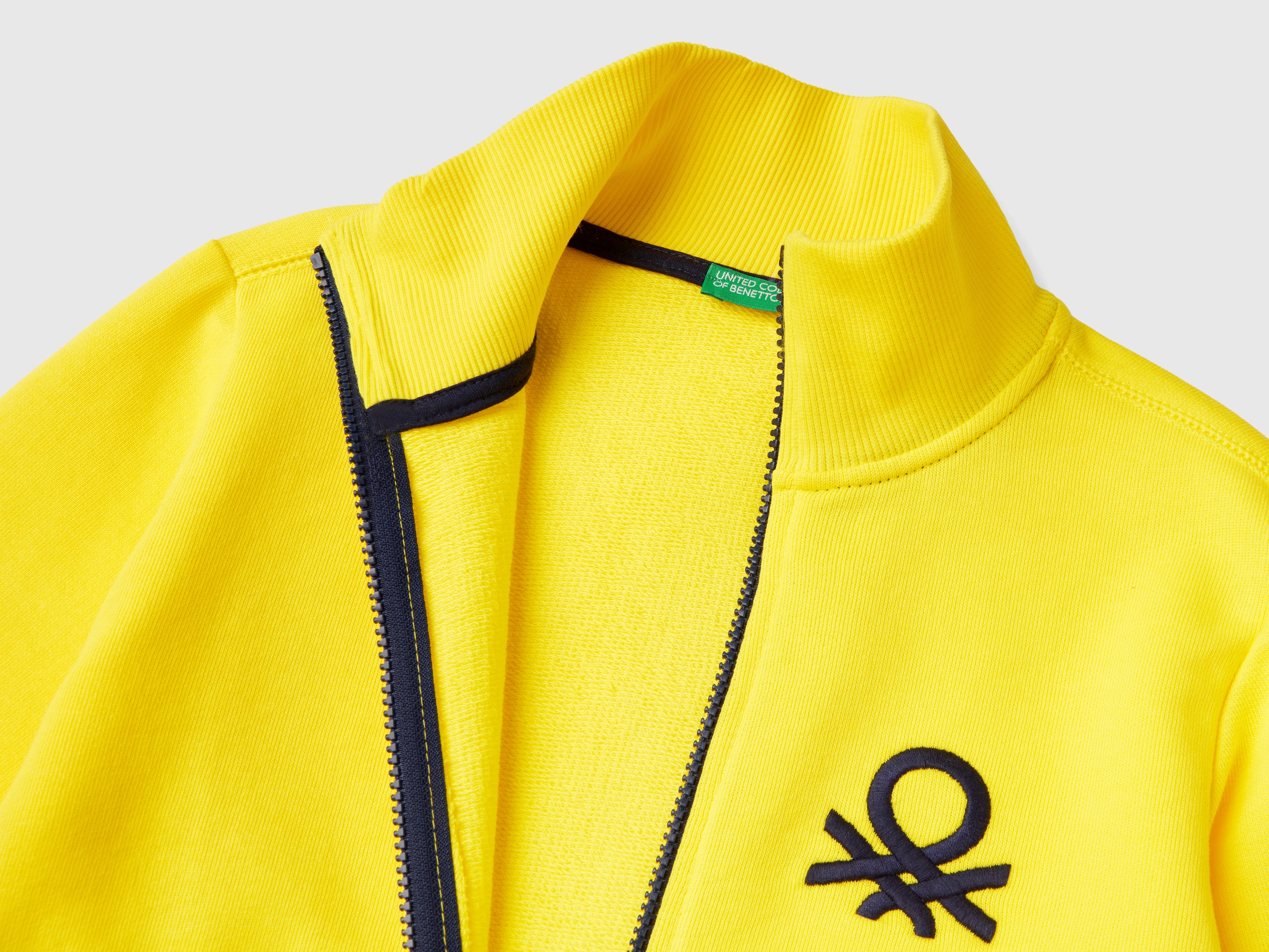 Sweat zippé en pur coton – Image 2