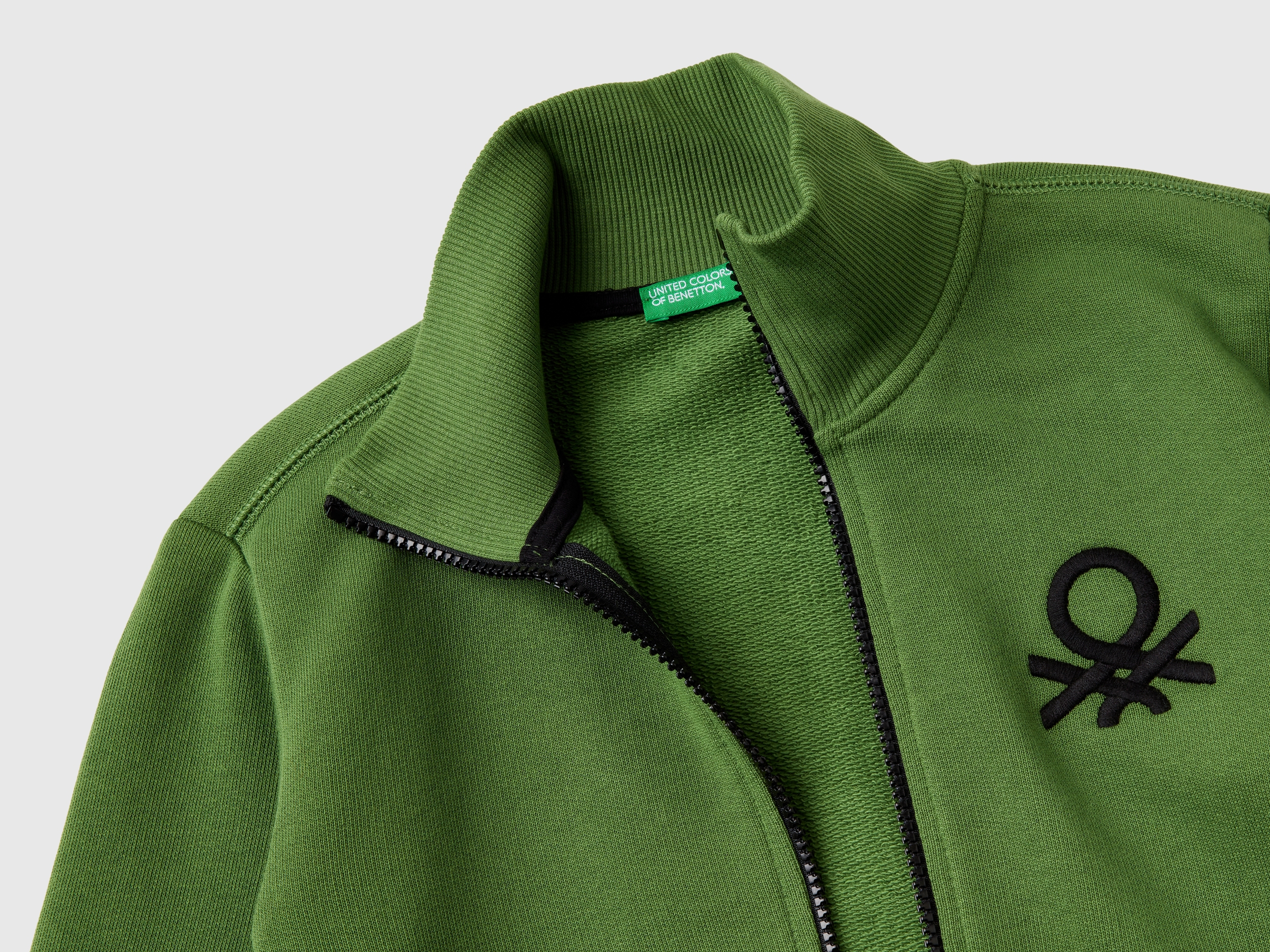 Sweat zippé en pur coton – Image 2