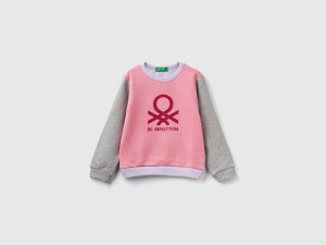 Sweat en 100 % coton bio à logo Sweat en 100 % coton bio à logo
