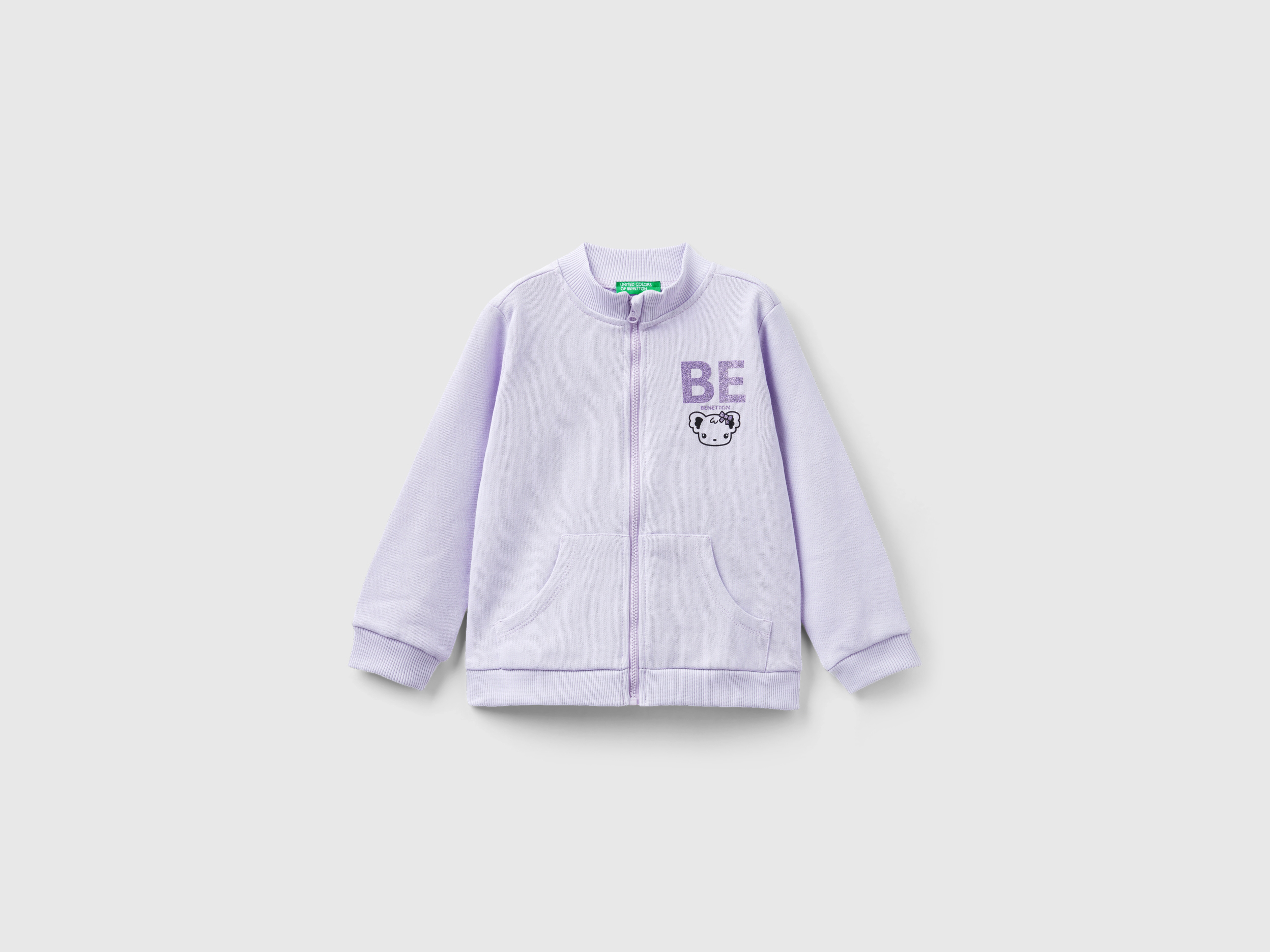 Sweat zippé en coton bio Sweat zippé en coton bio