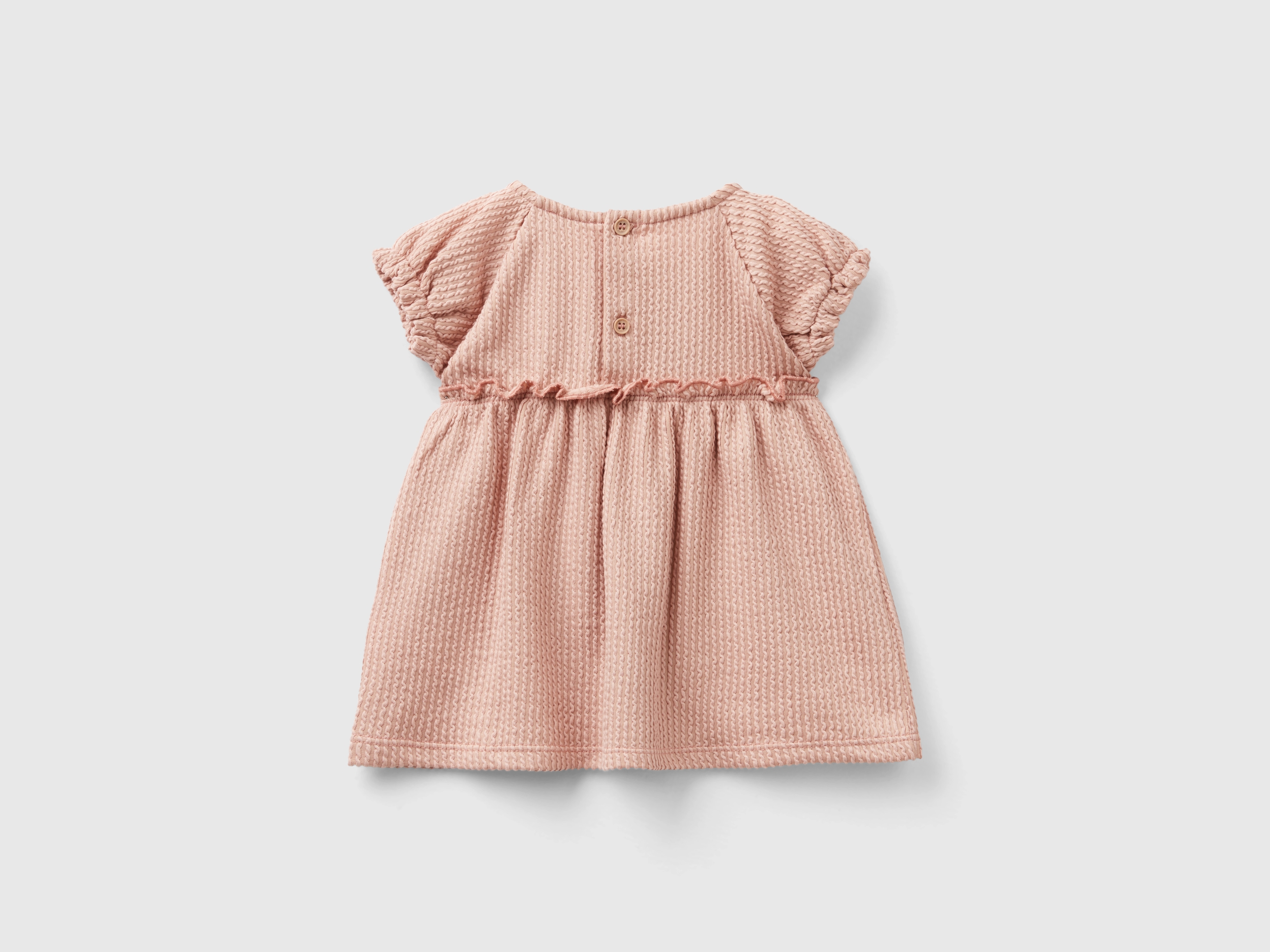 Robe jacquard à détails ruchés – Image 2