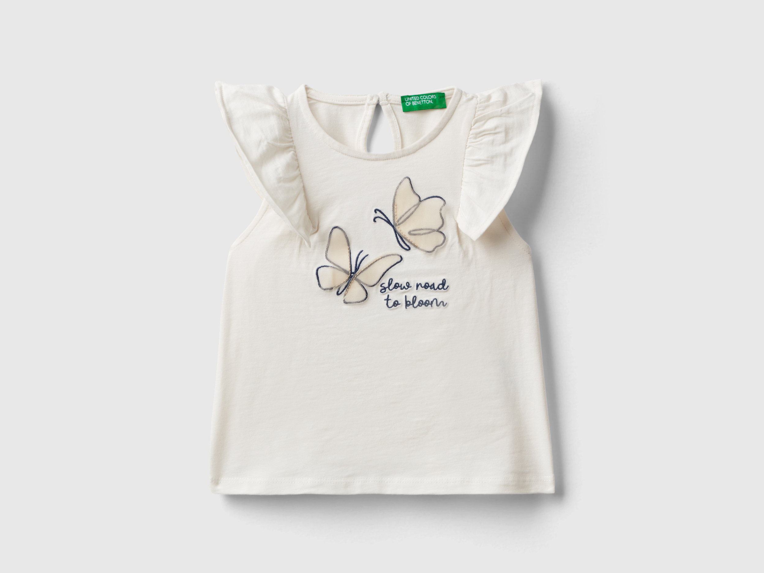 T-shirt à imprimé et tulle T-shirt à imprimé et tulle