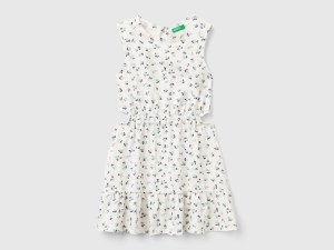 Robe blanche à motif floral Robe blanche à motif floral