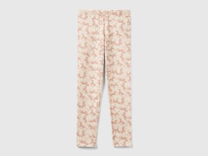 Legging rose pastel à motif chevaux Legging rose pastel à motif chevaux