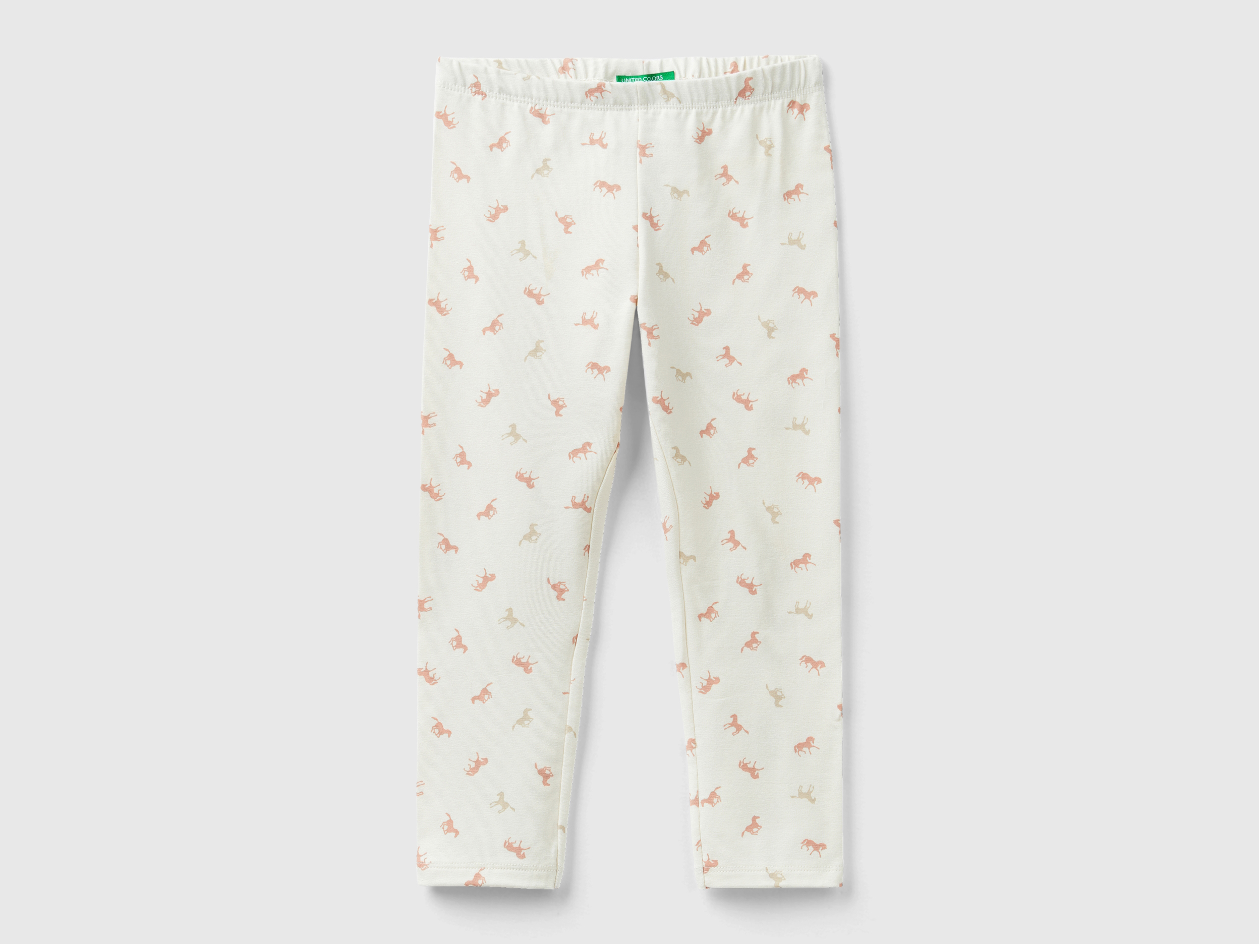 Legging crème à motif chevaux Legging crème à motif chevaux