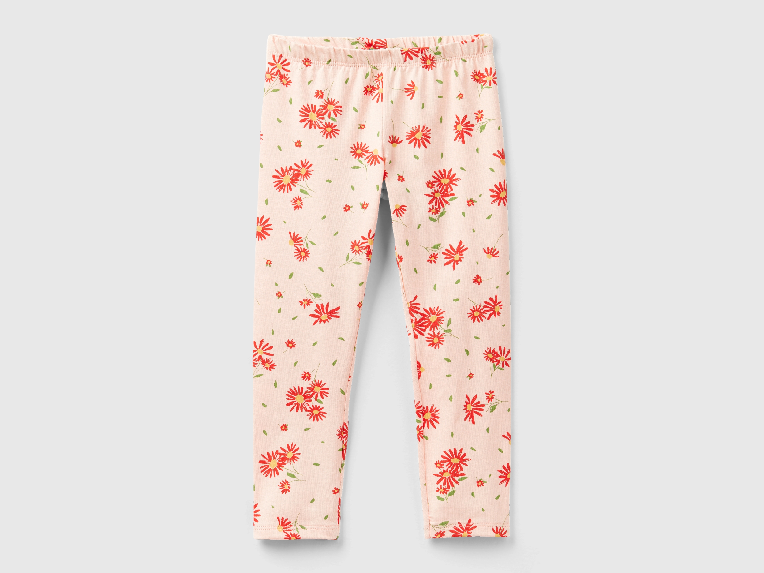 Legging rose pâle à motif floral Legging rose pâle à motif floral