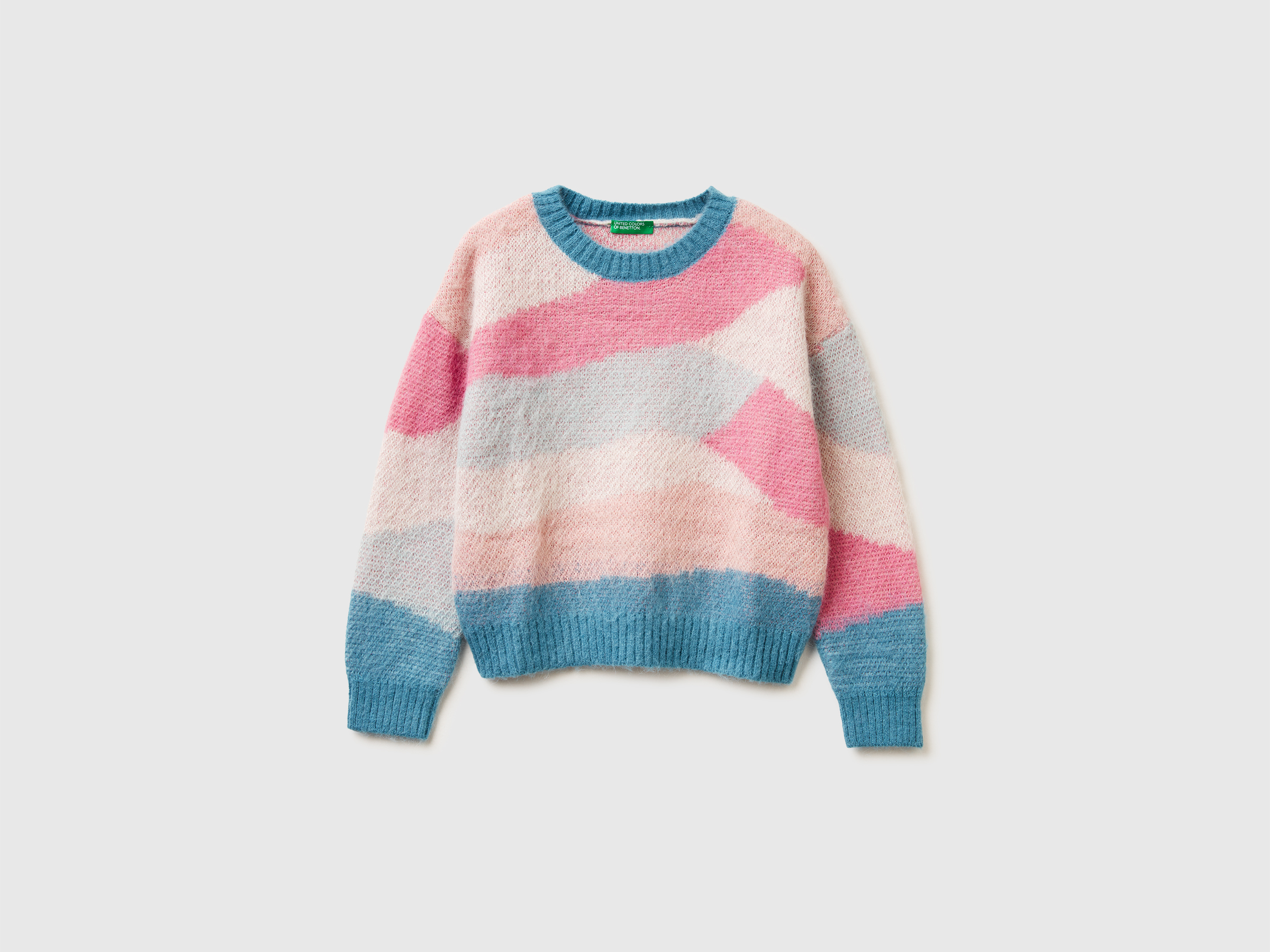 Pull en laine mélangée à motifs Pull en laine mélangée à motifs