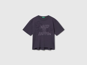 T-shirt avec imprimé et patch T-shirt avec imprimé et patch