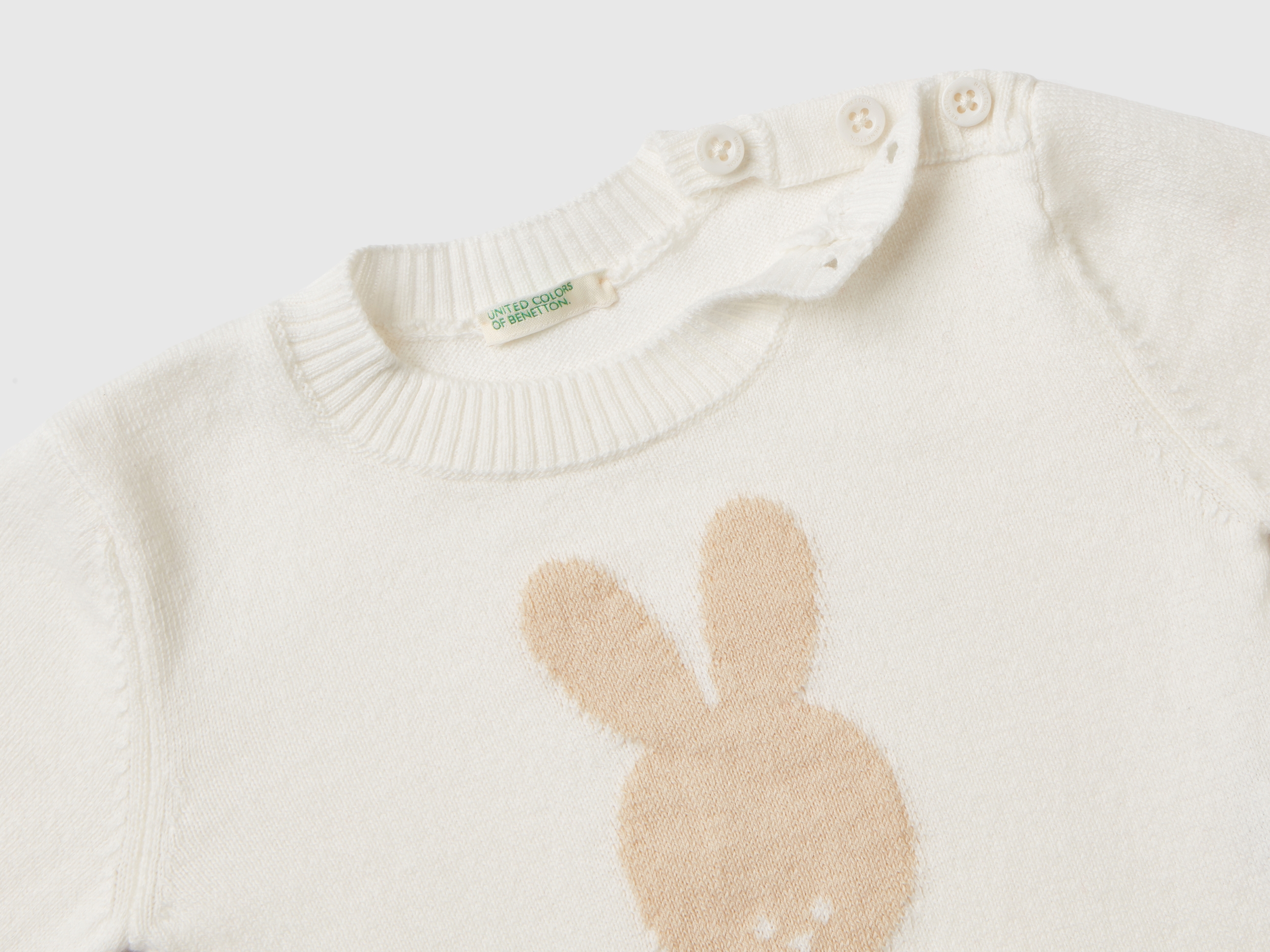 Pull chaud en coton à intarsia – Image 2