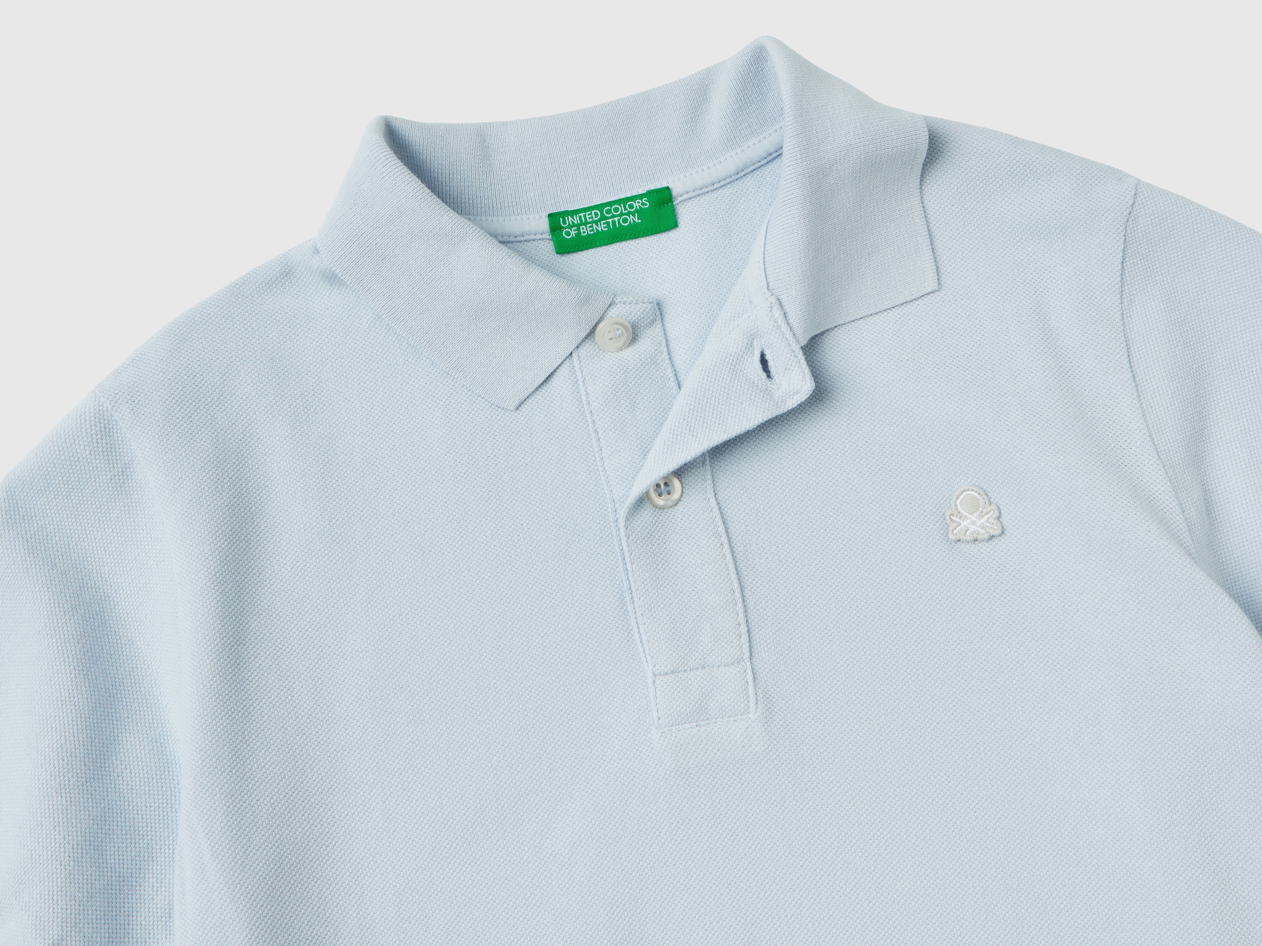 Polo ajusté en 100 % coton bio – Image 2