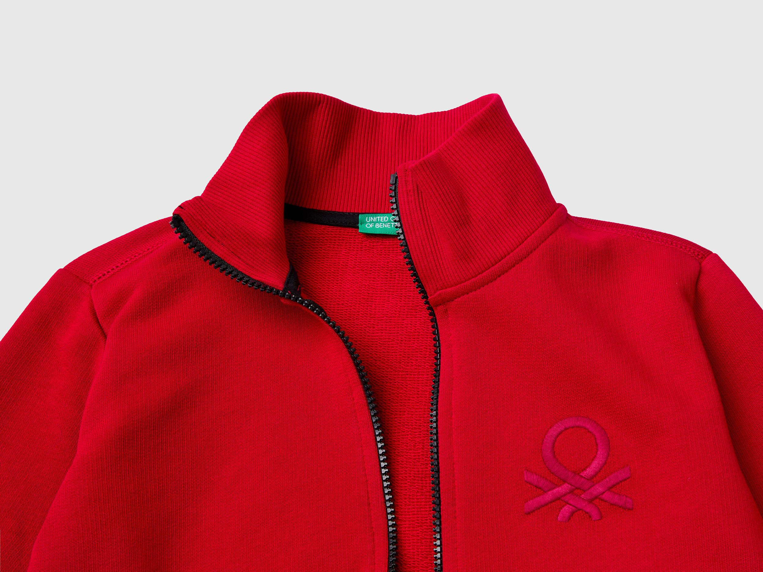 Sweat zippé en pur coton – Image 2