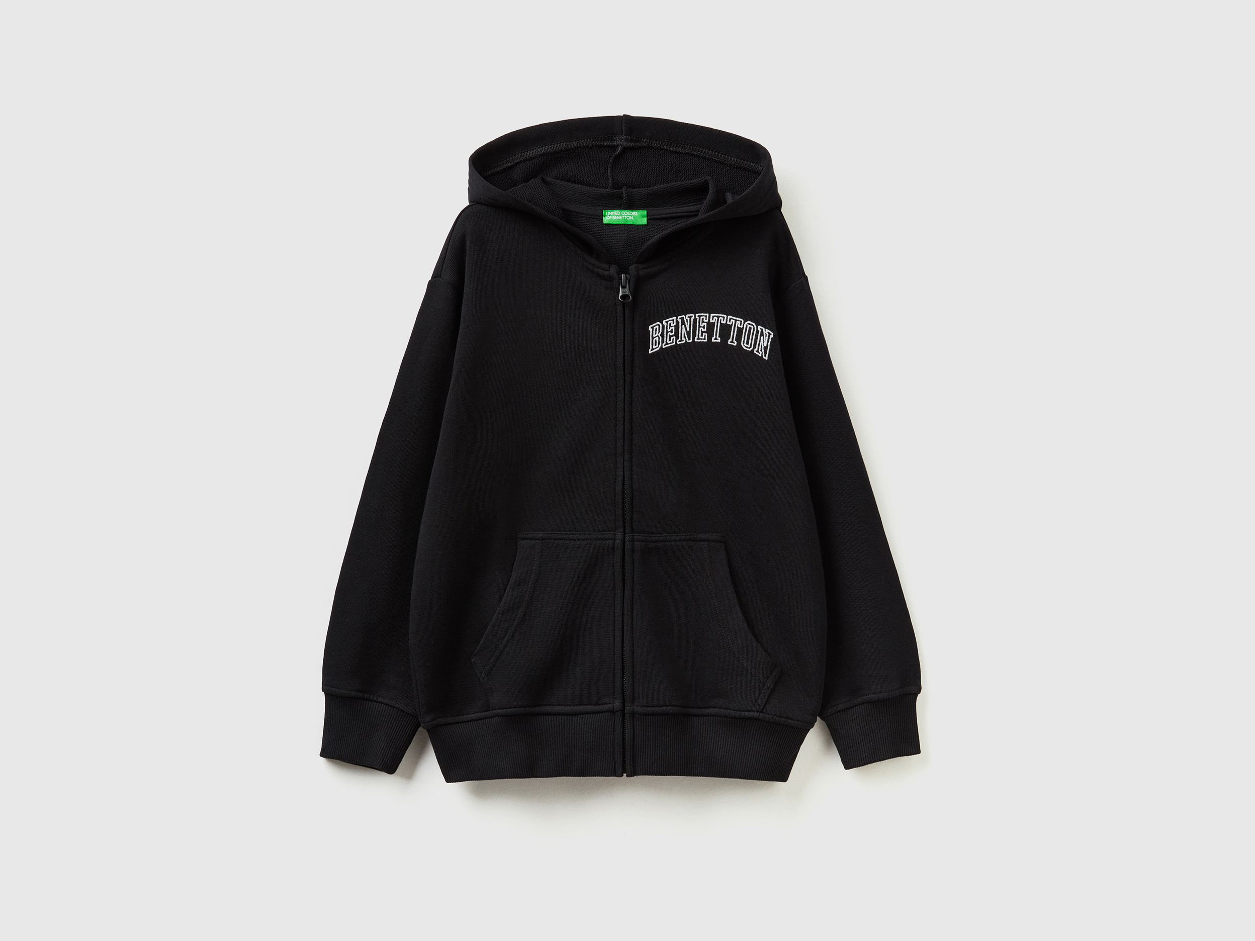 Sweat zippé à logo brodé Sweat zippé à logo brodé