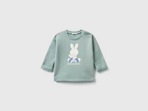 Sweat en coton bio à imprimé Sweat en coton bio à imprimé