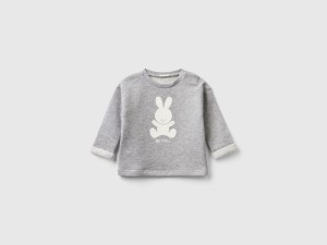 Sweat en coton bio à imprimé Sweat en coton bio à imprimé