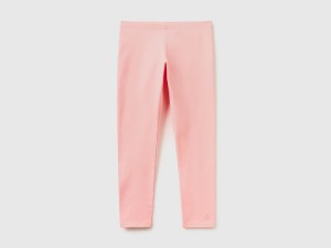 Legging en coton stretch à logo Legging en coton stretch à logo