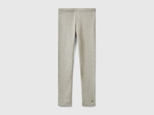 Legging en coton stretch à logo Legging en coton stretch à logo