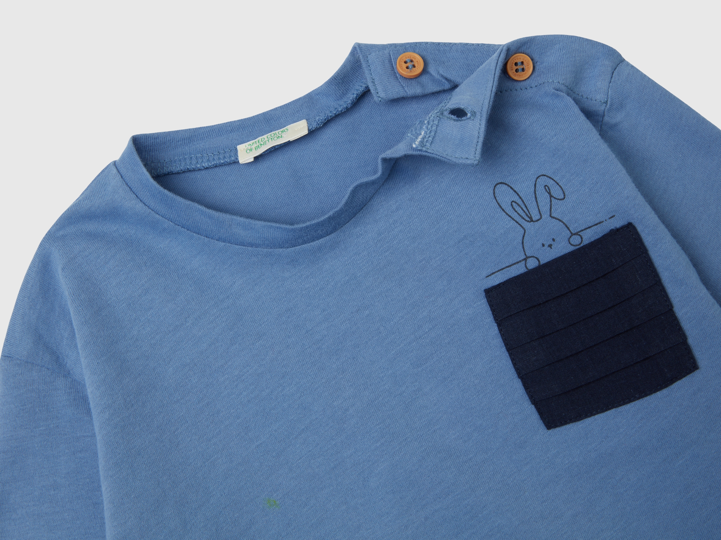 T-shirt à petite poche plissée – Image 2