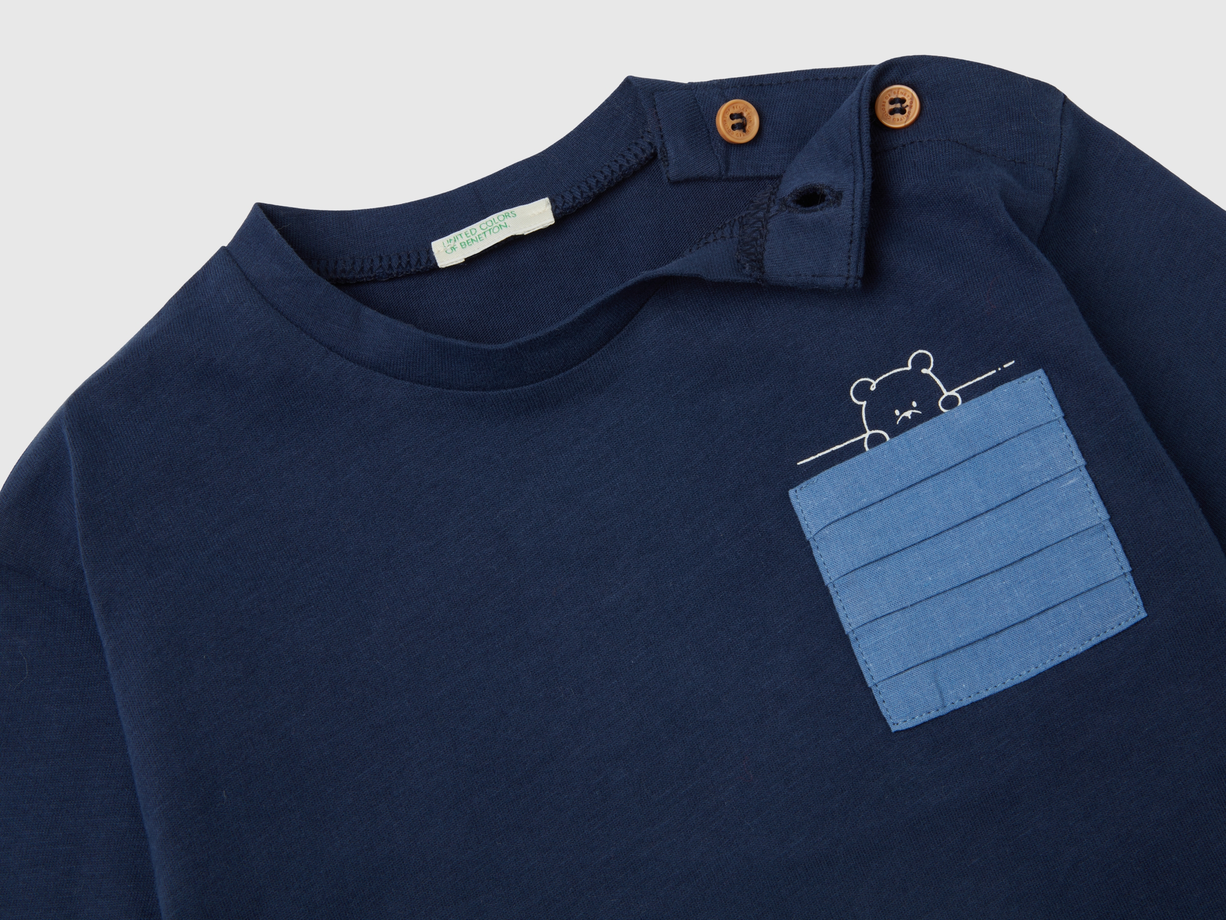 T-shirt à petite poche plissée – Image 2