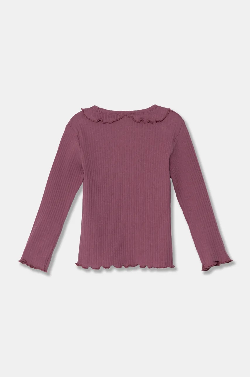 T-shirt à manches longues violet – Image 2