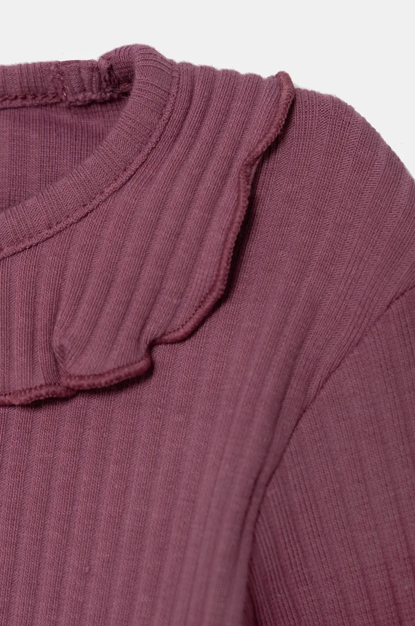 T-shirt à manches longues violet – Image 3