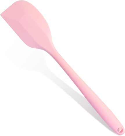 Pink Rubber Spatula for Kitchen Use, 10.8In Silicone Spatulas for Cooking Heat Resistant, Flexible Small kitchen Spatula for Kitchen Nonstick Cookware, Seamless & Dishwasher Safe Pink Rubber Spatula for Kitchen Use, 10.8In Silicone Spatulas for Cooking Heat Resistant, Flexible Small kitchen Spatula for Kitchen Nonstick Cookware, Seamless & Dishwasher Safe