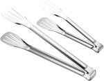 2 Pack Kitchen Tongs Stainless Steel Locking Cooking Barbecue Grilling Food Tongs Kitchen Clamps Sturdy High Resistant Heat Tongs (2PC (7inch and 12inch)) 2 Pack Kitchen Tongs Stainless Steel Locking Cooking Barbecue Grilling Food Tongs Kitchen Clamps Sturdy High Resistant Heat Tongs (2PC (7inch and 12inch))