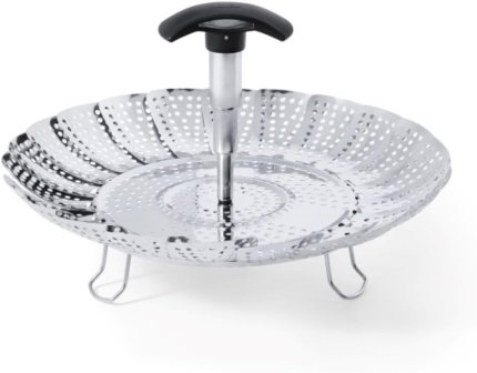 OXO Good Grips Stainless Steel Steamer With Extendable Handle OXO Good Grips Stainless Steel Steamer With Extendable Handle