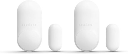 ecobee Smart Sensor for Doors & Windows 2 Pack – Wifi Contact Sensor for Home Security, Energy Savings – Compatible with Smart Thermostats – Temperature sensor, white ecobee Smart Sensor for Doors & Windows 2 Pack – Wifi Contact Sensor for Home Security, Energy Savings – Compatible with Smart Thermostats – Temperature sensor, white