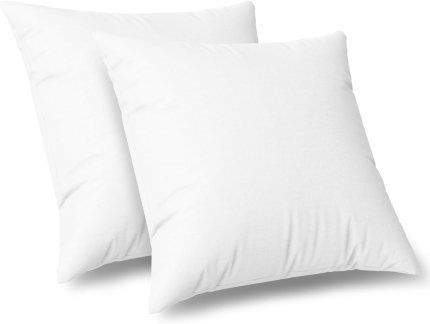 ZUPERIA Throw Pillows 20×20 (Pack of 2), Premium Filling Down Alternative Throw Pillows Insert for Decorative Indoor Pillows, Throw Pillows for Bed, Couch and Living Room ZUPERIA Throw Pillows 20×20 (Pack of 2), Premium Filling Down Alternative Throw Pillows Insert for Decorative Indoor Pillows, Throw Pillows for Bed, Couch and Living Room