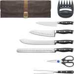 Henckels Forged Accent 9-pc Barbecue Carving Tool Set,Black Henckels Forged Accent 9-pc Barbecue Carving Tool Set,Black
