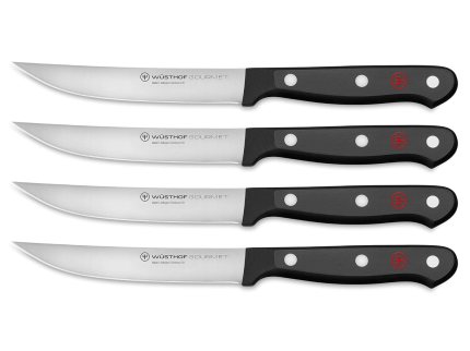 WÜSTHOF Gourmet 4-Piece Steak Knife Set, Black WÜSTHOF Gourmet 4-Piece Steak Knife Set, Black
