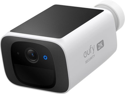 eufy Security SoloCam S220, Solar Security Camera, Wireless Security Camera Outdoor, 2K Resolution, Continuous Power, No Monthly Fee, HomeBase 3 Compatible, 2.4 GHz Wi-Fi, for Outdoor Surveillance eufy Security SoloCam S220, Solar Security Camera, Wireless Security Camera Outdoor, 2K Resolution, Continuous Power, No Monthly Fee, HomeBase 3 Compatible, 2.4 GHz Wi-Fi, for Outdoor Surveillance