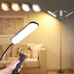 Floor Lamp, 18W 1800LM Super Bright LED Floor Lamp with Remote & Works with Smart Plug, Dimmable Timing Eye Caring Reading Lamps Floor Standing for Living Room Bedroom Office Floor Lamp, 18W 1800LM Super Bright LED Floor Lamp with Remote & Works with Smart Plug, Dimmable Timing Eye Caring Reading Lamps Floor Standing for Living Room Bedroom Office