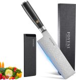Nakiri Knife – 6.5 Inch Sharp Japanese Chef Knife, High Carbon Stainless Steel Meat and Vegetable Knife with Ergonomic Handle, Multipurpose Kitchen Knife for Effortless Chopping and Slicing Nakiri Knife – 6.5 Inch Sharp Japanese Chef Knife, High Carbon Stainless Steel Meat and Vegetable Knife with Ergonomic Handle, Multipurpose Kitchen Knife for Effortless Chopping and Slicing