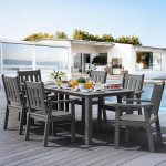 YEFU Patio Table and Chairs Set: Outdoor Furniture 7 Piece Patio Dining Sets with Umbrella Hole & Aluminum Frame – All Weather Dining Table Set for 6 with Chairs for Backyard/Pool/Porch/Deck Dark Grey YEFU Patio Table and Chairs Set: Outdoor Furniture 7 Piece Patio Dining Sets with Umbrella Hole & Aluminum Frame – All Weather Dining Table Set for 6 with Chairs for Backyard/Pool/Porch/Deck Dark Grey