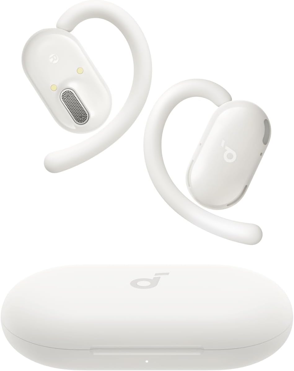 Soundcore V20i by Anker Open-Ear Headphones, Adjustable Ear Hooks, Ultra-Comfort, Snug Fit, Powerful Sound, Clear Calls, IP55, LED Lights, 36H Playtime, Bluetooth 5.4 Earbuds, Multipoint Connection Soundcore V20i by Anker Open-Ear Headphones, Adjustable Ear Hooks, Ultra-Comfort, Snug Fit, Powerful Sound, Clear Calls, IP55, LED Lights, 36H Playtime, Bluetooth 5.4 Earbuds, Multipoint Connection