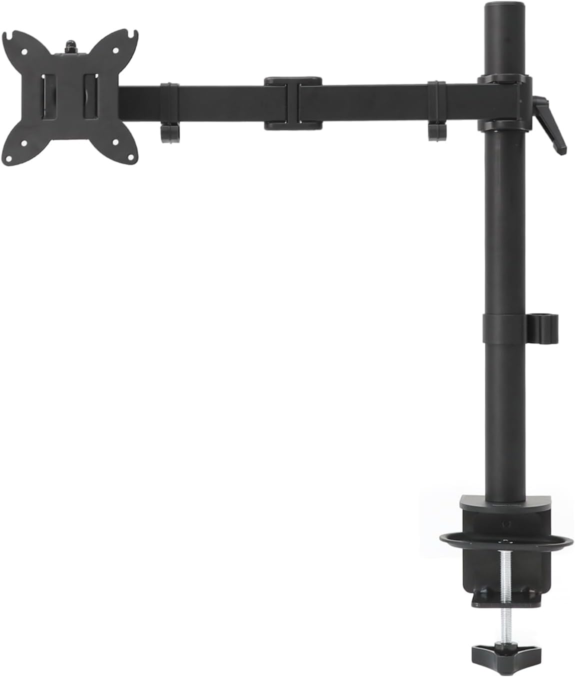Amazon Basics Adjustable Single Computer Monitor Arm Mount, Holds up to 32″ Monitors, Black Amazon Basics Adjustable Single Computer Monitor Arm Mount, Holds up to 32″ Monitors, Black