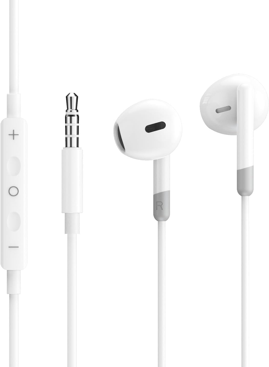 2 Pack Wired Earbuds Headphone with Mic, 3.5mm in-Ear Earphone HiFi Stereo, Volume Control Compatible with iPhone,iPad,iPod,Computer,Laptop,Mp3/4,Android Most Audio Devices, White 2 Pack Wired Earbuds Headphone with Mic, 3.5mm in-Ear Earphone HiFi Stereo, Volume Control Compatible with iPhone,iPad,iPod,Computer,Laptop,Mp3/4,Android Most Audio Devices, White