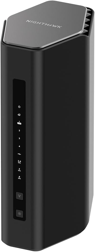 NETGEAR Nighthawk Tri-Band WiFi 7 Router (RS500) – Security Features, BE12000 Wireless Speed (up to 12Gbps) – Covers up to 3,000 sq. ft., 120 Devices – 2.5 Gig Internet Port NETGEAR Nighthawk Tri-Band WiFi 7 Router (RS500) – Security Features, BE12000 Wireless Speed (up to 12Gbps) – Covers up to 3,000 sq. ft., 120 Devices – 2.5 Gig Internet Port