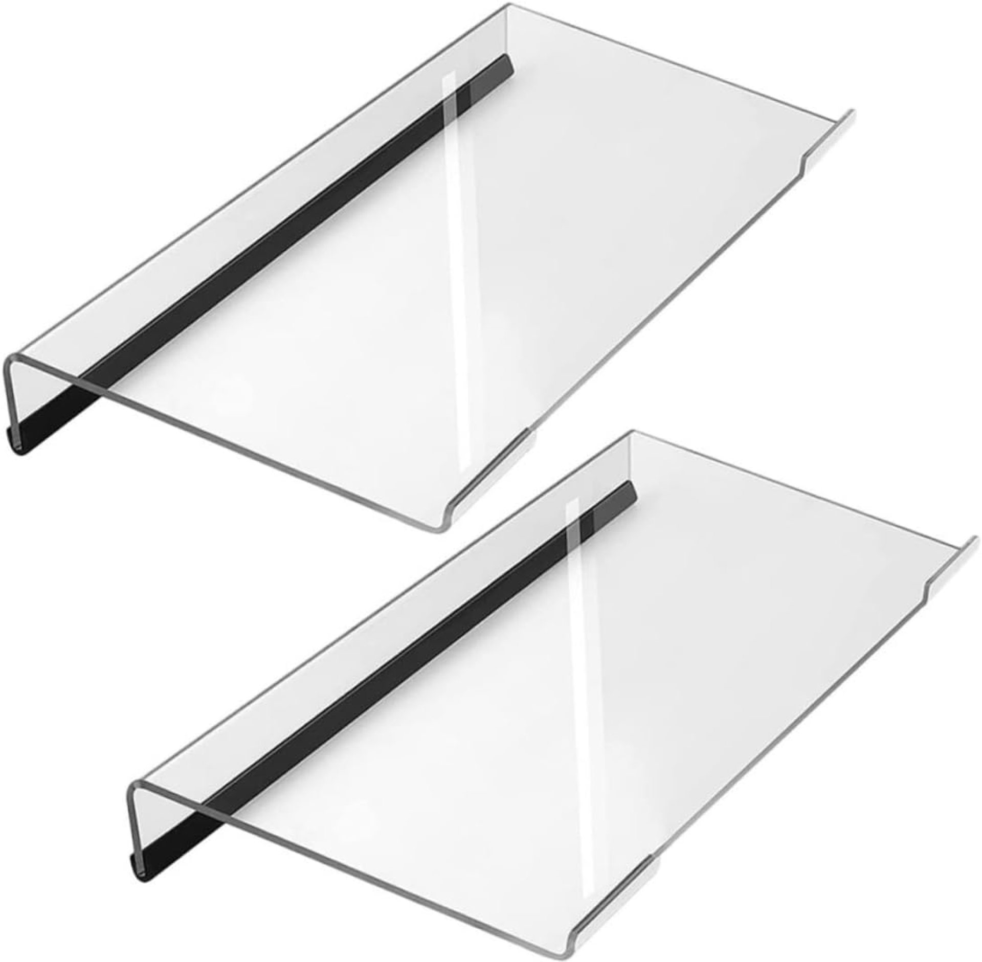 Uonlytech Keyboard Riser for Desk Acrylic Keyboard Tray Computer Accessory 2 Pack Uonlytech Keyboard Riser for Desk Acrylic Keyboard Tray Computer Accessory 2 Pack