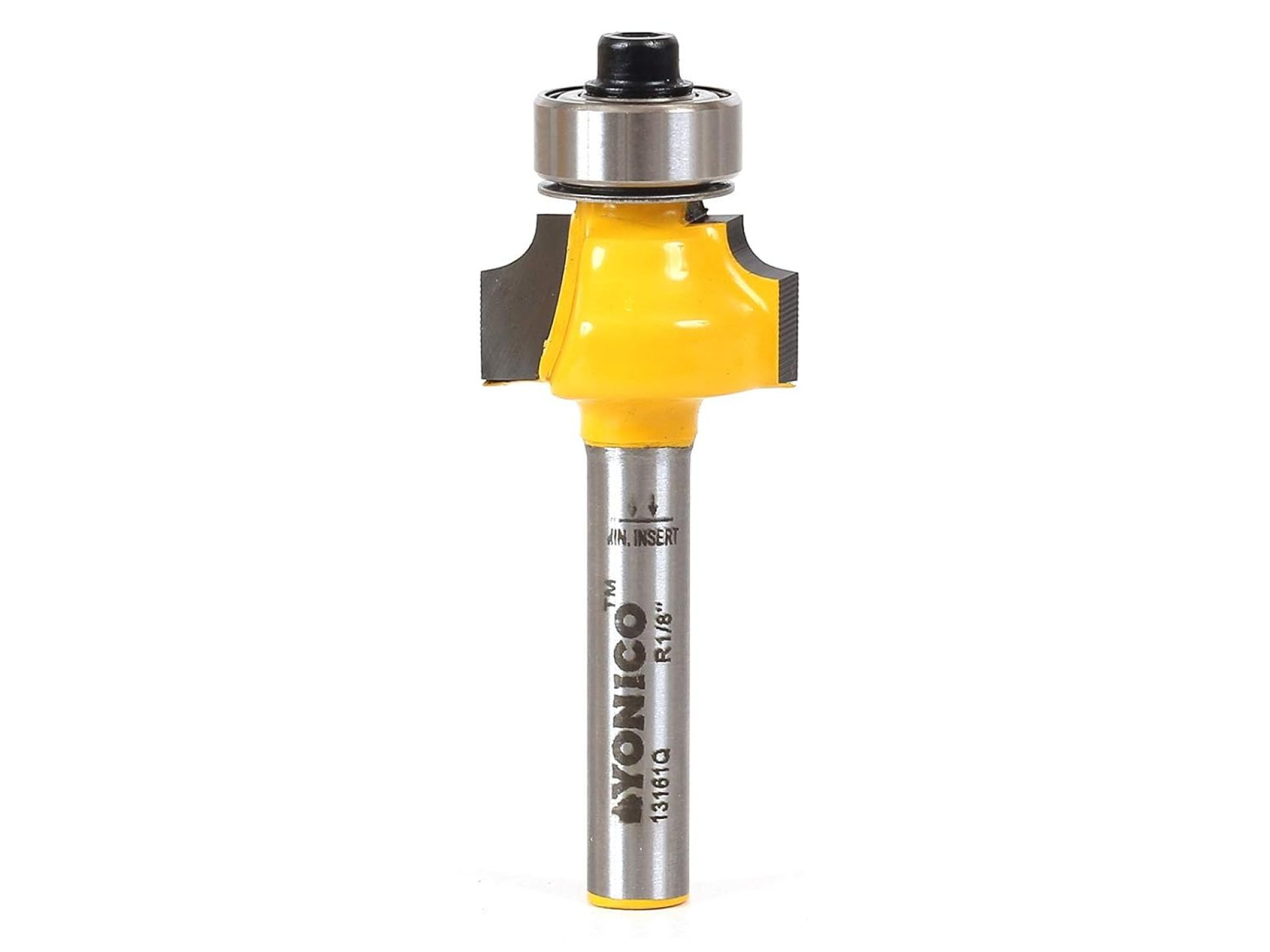 YONICO 13161q 1/8-Inch Radius Round Over Edge Forming Router Bit 1/4-Inch Shank YONICO 13161q 1/8-Inch Radius Round Over Edge Forming Router Bit 1/4-Inch Shank