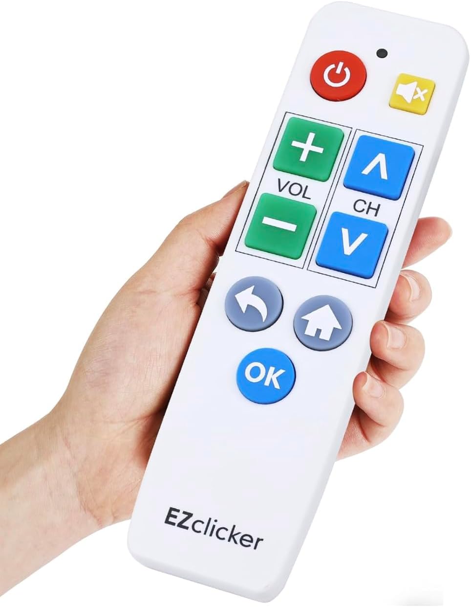 Big Button Universal TV Remote for Seniors, Simple Easy to Use, Dementia Products for Elderly, Works with Major TV Brands, NOT for Streaming (2xAAA Batteries Not Included) (White) Big Button Universal TV Remote for Seniors, Simple Easy to Use, Dementia Products for Elderly, Works with Major TV Brands, NOT for Streaming (2xAAA Batteries Not Included) (White)