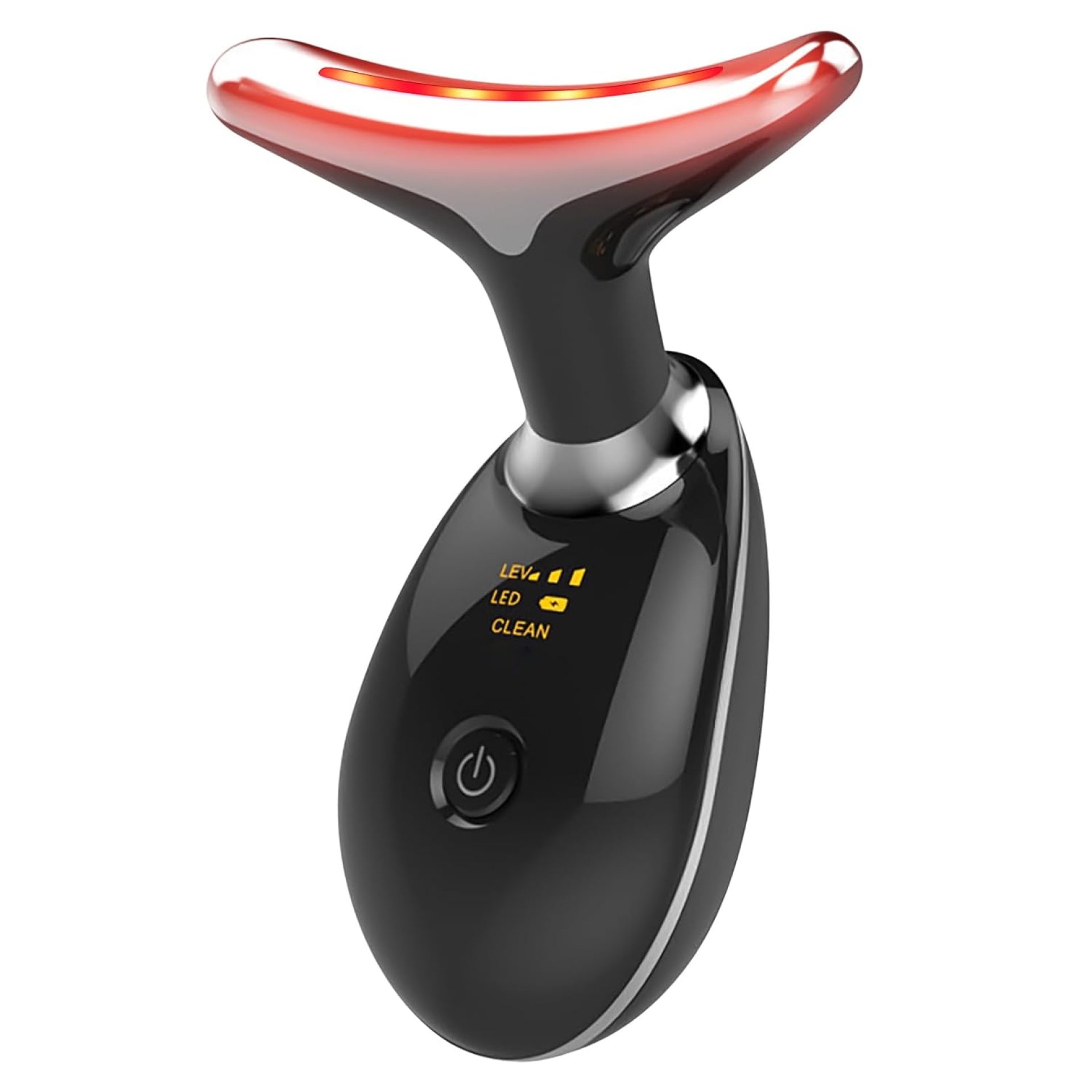 7-in-1 Deplux Face Neck Massager for Skin Care at Home, Facial Massager Glossy Black 7-in-1 Deplux Face Neck Massager for Skin Care at Home, Facial Massager Glossy Black
